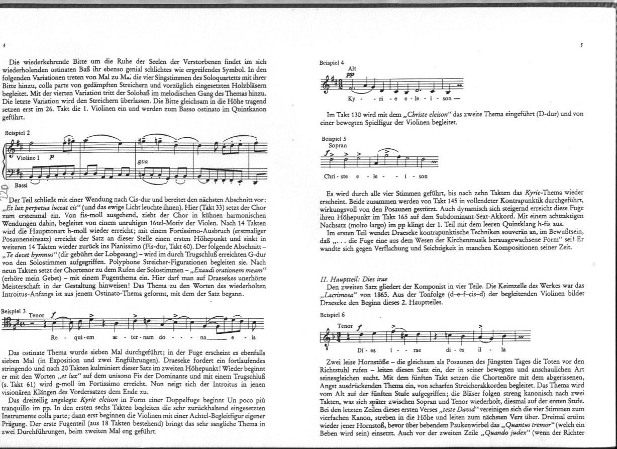 Felix Draeseke: Requiem h-moll, op. 22, Udo-R. Follert, Collegium Instrumentale Köln, Altenberg 1982 (Requiem in b-minor)