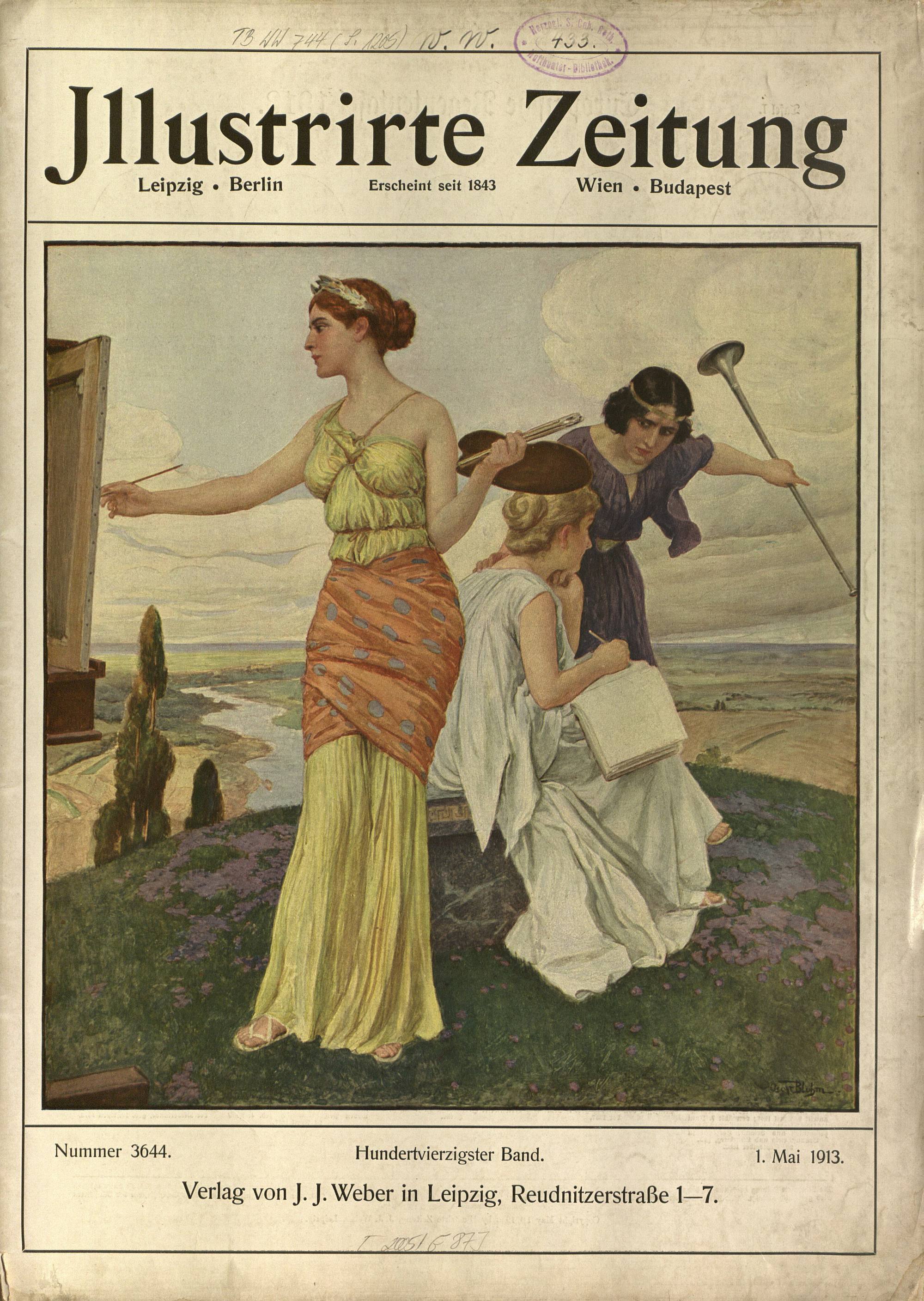 Illustrierte Zeitung, Vol. 140, Nr. 3644 (1 May 1913) Cover