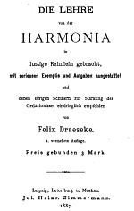 Die Lehre von der Harmonia in lustige Reimlein gebracht" (Treatise on Harmony Rendered in Merry Verse) - click for full text pdf