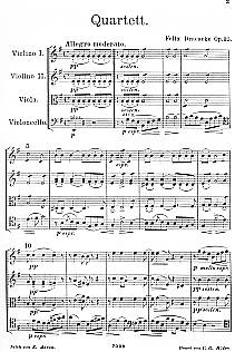 Draeseke: String quartet nr. 2 in e, op 35 (1886)