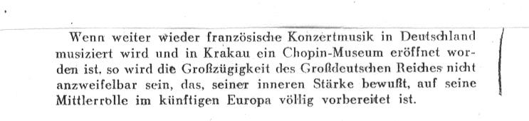 Heinz Drewes: "Das deutsche Musikleben an der Schwelle des fünften Kriegsjahres" Jahrbuch der deutschen Musik 1944, s. 41
