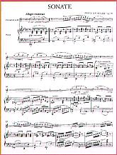 Score to the violin sonata