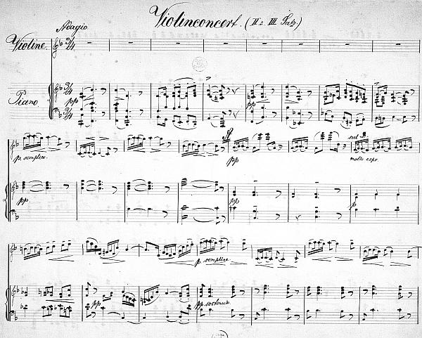Felix Draeseke's Adagio for Violin 