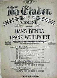 Benda: Etude Caprices, Op. 45