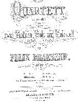 Quartet in c op 27
